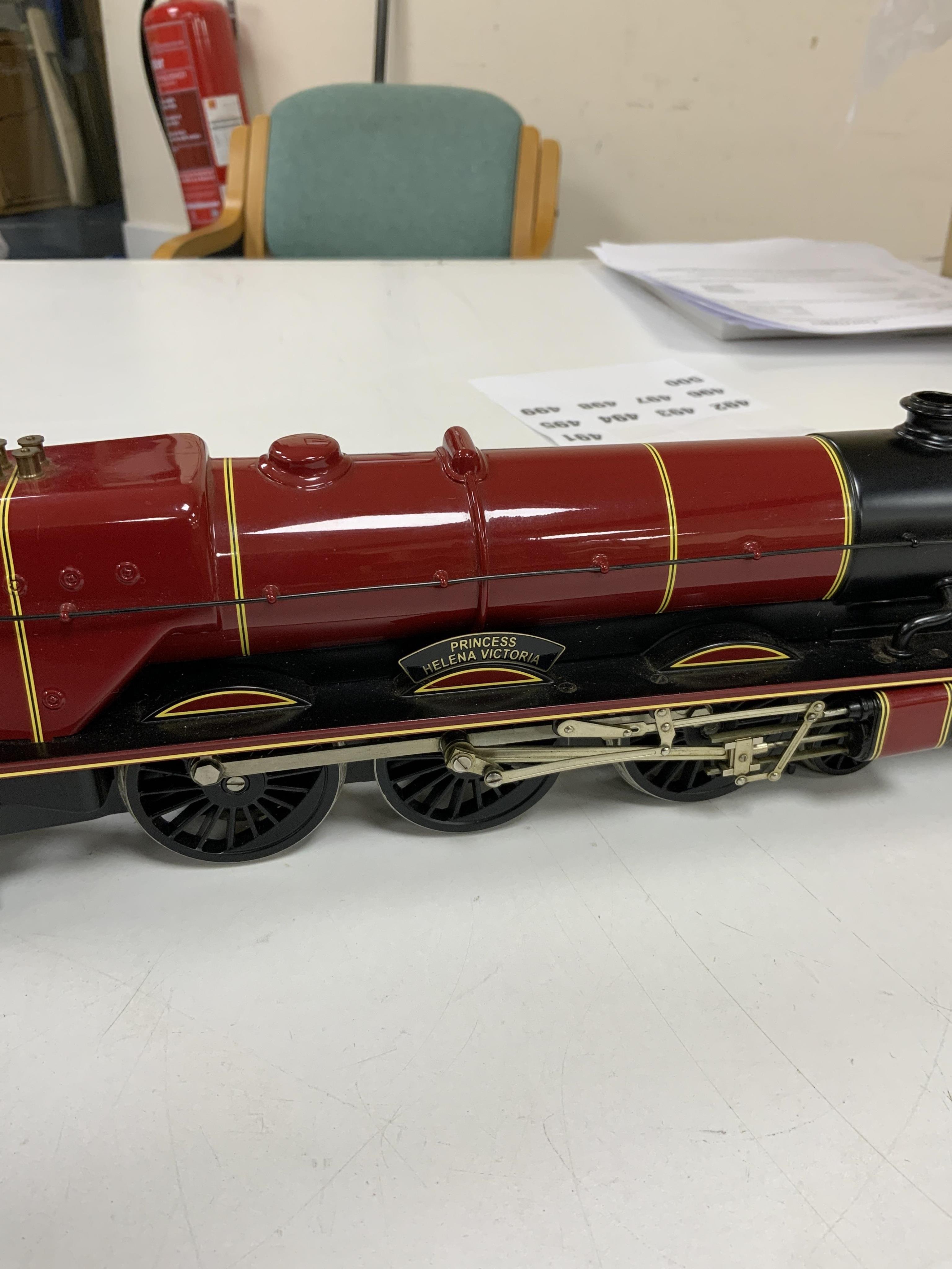 A boxed Bassett-Lowke by Corgi 0 gauge tinplate BR Princess Royal class 4-6-2 tender locomotive, Princess Helena Victoria 46208, a special limited release, with option for two or three rail running, with instruction leaf